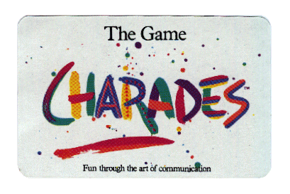 [Charades card]